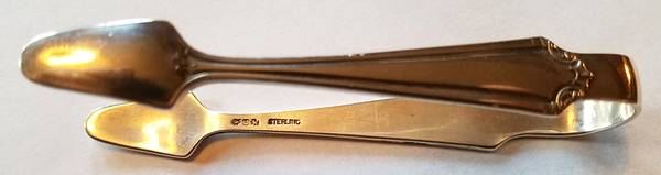 St. George (Sterling, 1918) Small Sugar Tongs