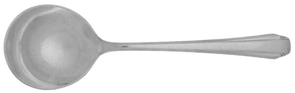 Stylist (Silverplate, 1931) Round Bowl Soup Spoon (Cream Soup)