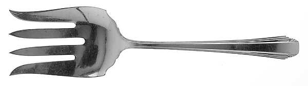 Stylist (Silverplate, 1931) Solid Salad Serving Fork