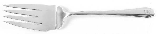 Stylist (Sterling, 1931) Small Solid Cold Meat Serving Fork