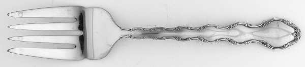 Summertime (Stainless, 1979) Medium Solid Cold Meat Serving Fork