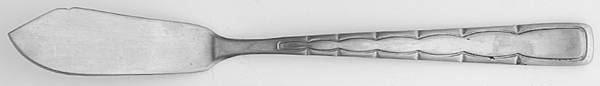 Swagger-Glossy (Stainless) Flat Handle Master Butter Knife