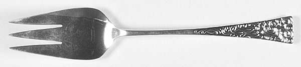 Tapestry (Sterling, 1964) Medium Solid Cold Meat Serving Fork