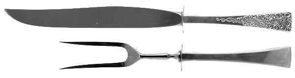 Tapestry (Sterling, 1964) Large 2-Piece Roast Carving Set w/Stainless Blade