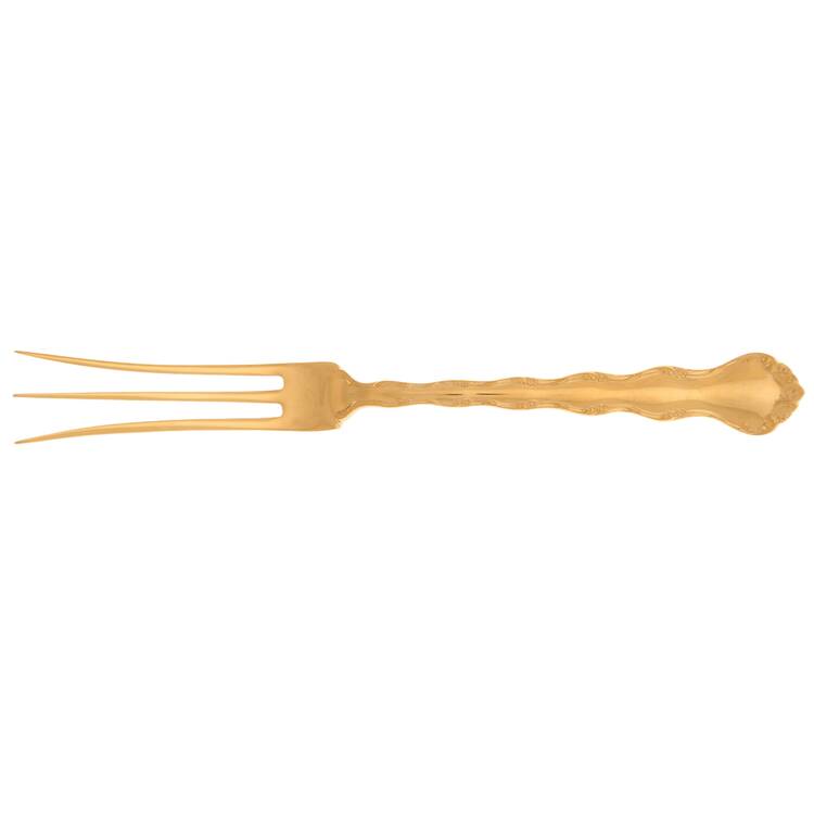 Tara Golden (Sterling, Gold Vermeil, 1955) Lemon Fork