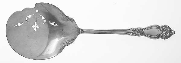 Tiger Lily (Silverplate, 1901) Pierced Fried Oyster Server