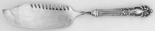 Tiger Lily (Silverplate, 1901) Hollow Handle Fish Serving Knife, Silverplt Blade