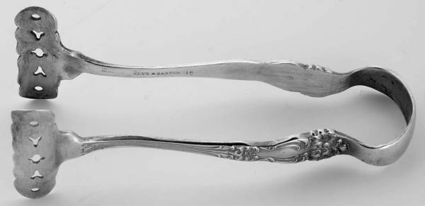 Tiger Lily (Silverplate, 1901) Solid Individual Asparagus Tongs