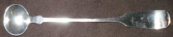 Tipped (Silverplate, 1880) Mustard Spoon
