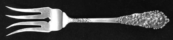 Trajan (Sterling, 1892) Large Chipped Beef Fork