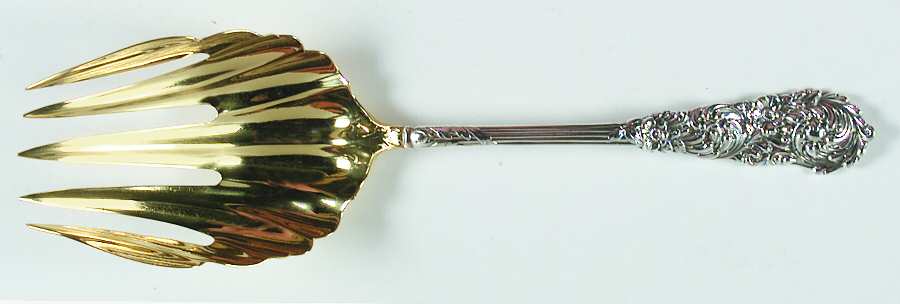 Trajan (Sterling, 1892) Vegetable Serving Fork (Solid)