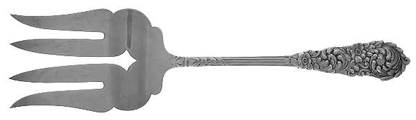 Trajan (Sterling, 1892) Large Solid Fish Serving Fork