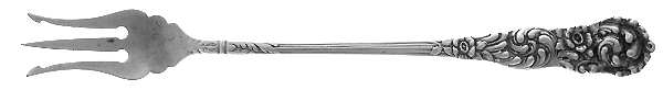 Trajan (Sterling, 1892) Old Style Pickle Fork