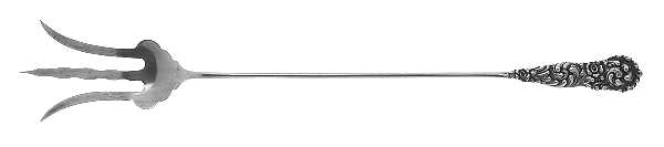 Trajan (Sterling, 1892) Large Lettuce Serving Fork