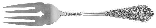 Trajan (Sterling, 1892) Large Individual Solid Fish/Salad Fork