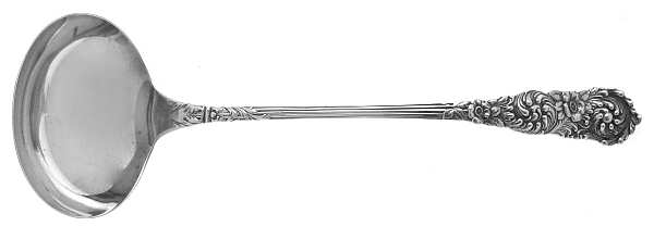 Trajan (Sterling, 1892) Large Solid Soup Ladle