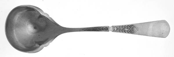Unique (Silverplate, 1879) Solid Gravy Ladle