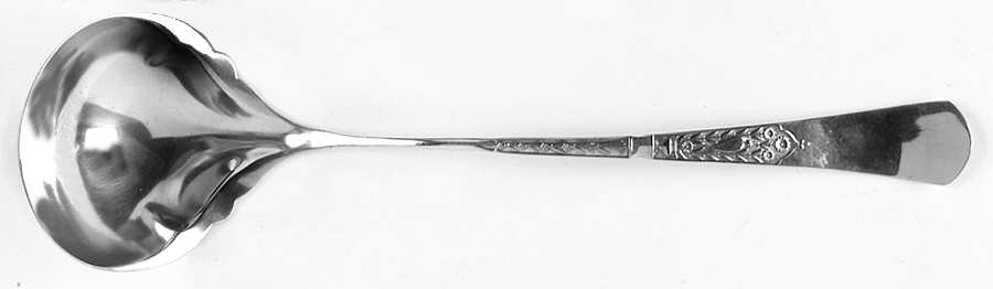 Unique (Silverplate, 1879) Solid Soup Ladle