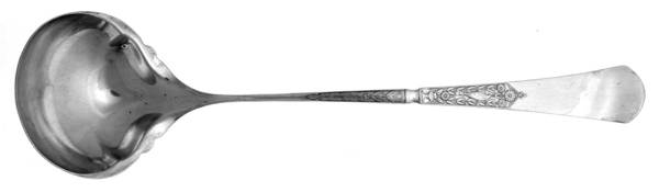 Unique (Silverplate, 1879) Solid Soup Ladle