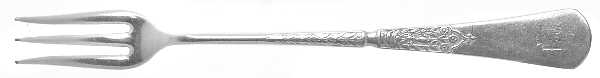 Unique (Silverplate, 1879) Cocktail/Seafood Fork