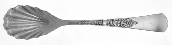 Unique (Silverplate, 1879) Sugar Shell Spoon