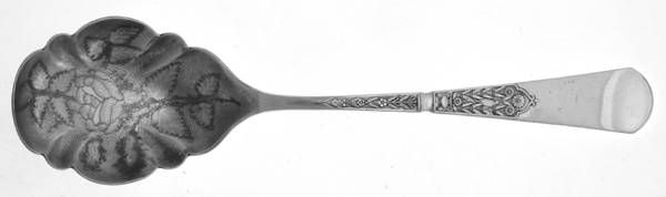 Unique (Silverplate, 1879) Preserve Spoon