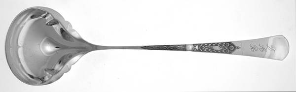 Unique (Silverplate, 1879) Solid Soup Ladle
