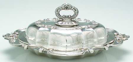 Victorian (Silverplate, Hollowware) Double Vegetable Bowl
