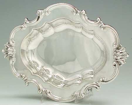 Victorian (Silverplate, Hollowware) Medium Silverplate Oval Vegetable Bowl