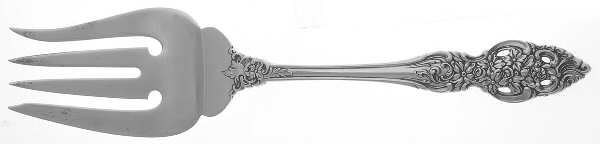 Vienna (Sterling, 1970) Medium Solid Cold Meat Serving Fork