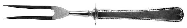 Wakefield (Sterling, 1925) Small Steak Carving Fork with Stainless Prongs