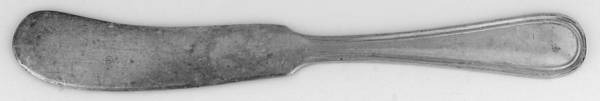 Waverly (Silverplate, 1942) Flat Handle Butter Spreader