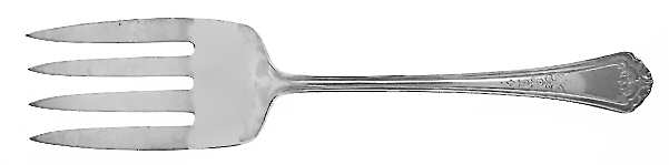 Westwood (Silverplate) Medium Solid Cold Meat Serving Fork