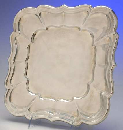 Windsor (Sterling, Hollowware) Square Sterling Sandwich Plate