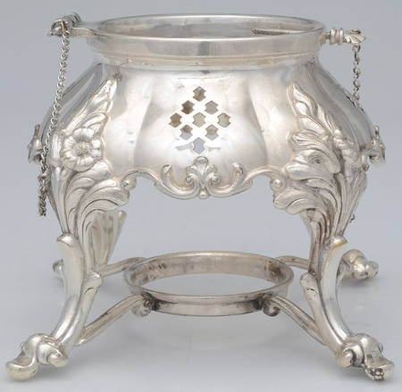 The Winthrop (Plain, Silverplate) Kettle Stand Only