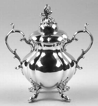 The Winthrop (Plain, Silverplate) Sugar Bowl & Lid