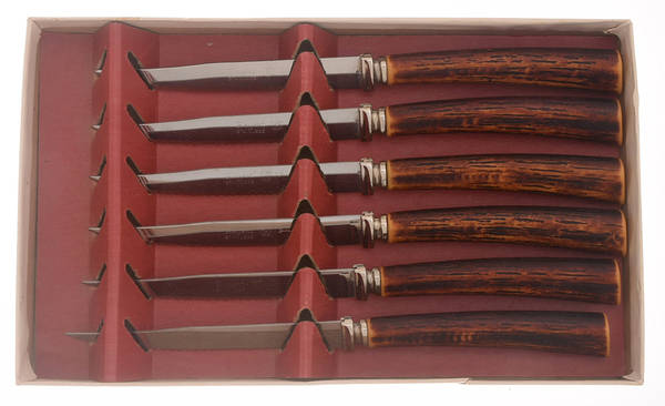 REF1 (STAINLESS) (Set of 6) Individual Steak Knife