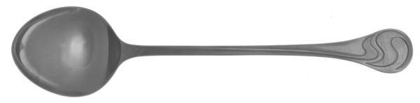 Asymmetria (Stainless) Solid Serving Spoon