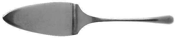 Curve (Stainless) Cake Server, Solid Piece