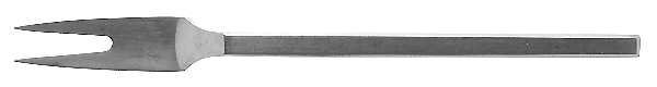 Linear-Berlin (Stainless) Small 2-Tine Cold Meat Serving Fork