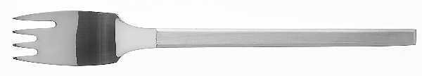 Linear (Silverplate) Individual Solid Fish Fork