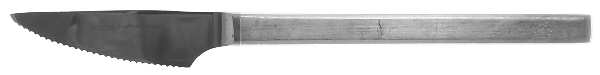 Linear (Silverplate) Dessert Knife with Stainless Blade