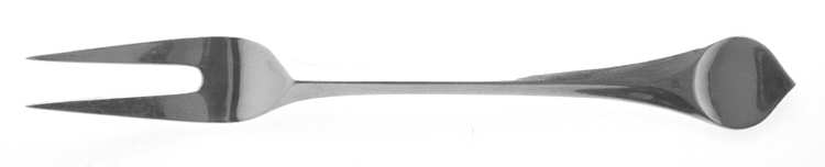 Lotus (Silverplate) Large Solid Cold Meat Serving Fork