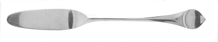 Lotus (Silverplate) Master Butter Spreader, Solid Piece