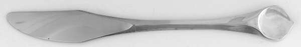 Lotus (Sterling) Knife-Modern/Solid Sterling Handle