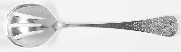 Romance (Sterling) Pierced Solid Serving Spoon