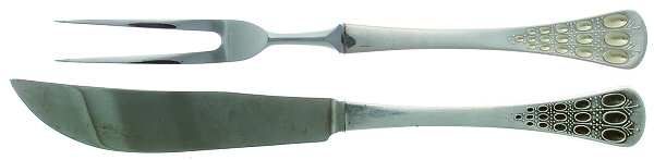 Romance (Sterling) Small Stainless Blade 2-Piece Steak Carving Set