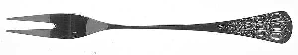 Romance (Silverplate) Small Solid Cold Meat Serving Fork