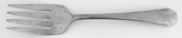 Streamline Medium Solid Cold Meat Serving Fork