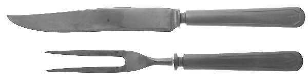 Streamline Small Stainless Blade 2-Piece Steak Carving Set